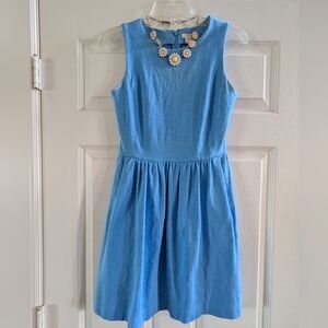 J. Crew Blue Midi Dress